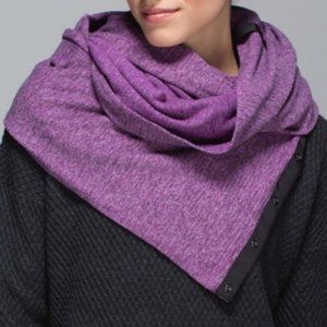 Lululemon Vinyasa Original Striped Purple Scarf